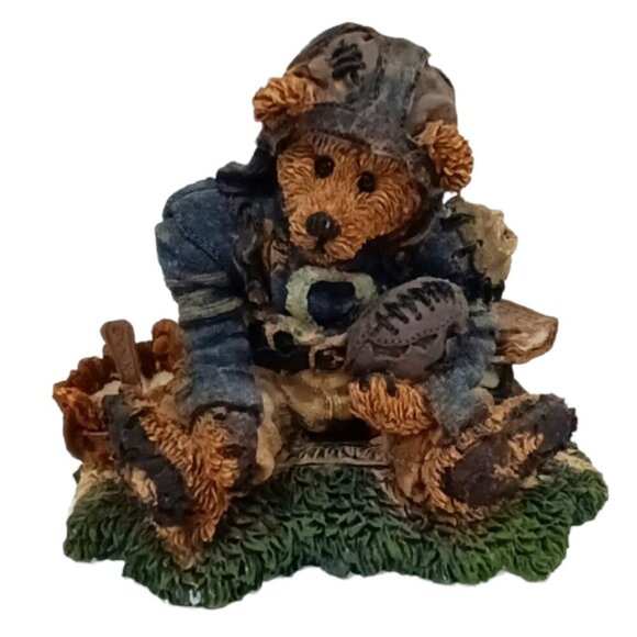 Vintage Boyds Bears & Friends 'Knute & the Gridiron' Bear Figurine Style 2245 - Picture 1 of 9